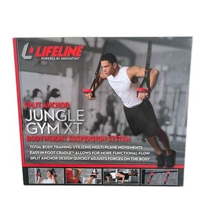 LifeLine Split Anchor Jungle Gym XT Bodyweight Suspension System Resistance